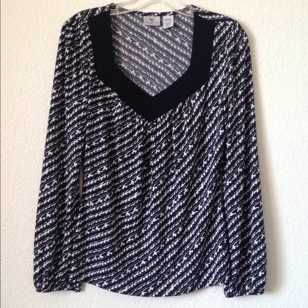 FINAL MARKDOWN Ladies' Worthington Stretch Long Sleeves Top med